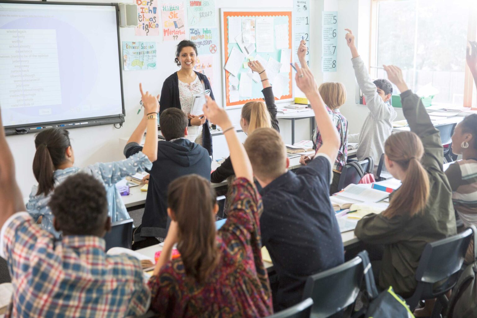 Teacher student classroom